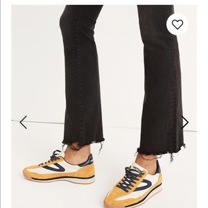 Madewell Cali Demi-Boot frayed - Black Size 30